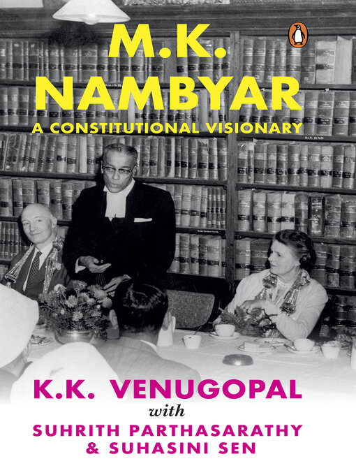 Title details for M.K. Nambyar by K.K. Venugopal - Available